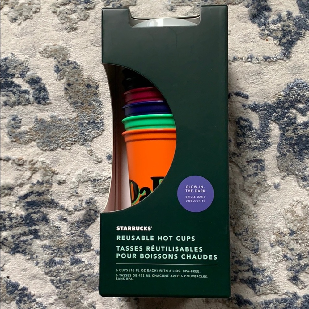 Starbucks Halloween 2020 Glow in Dark Hot Cups